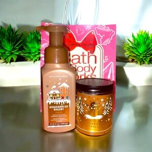Bath & Body Works Gingerbread Soap & Candle🤎🕯️